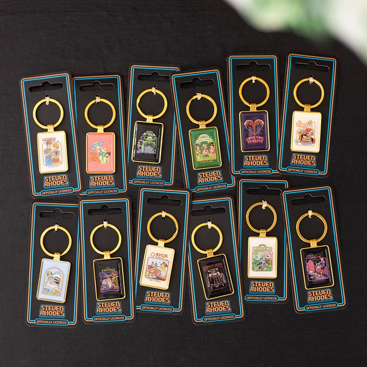 Anxiety Attack Keyring by Steven Rhodes